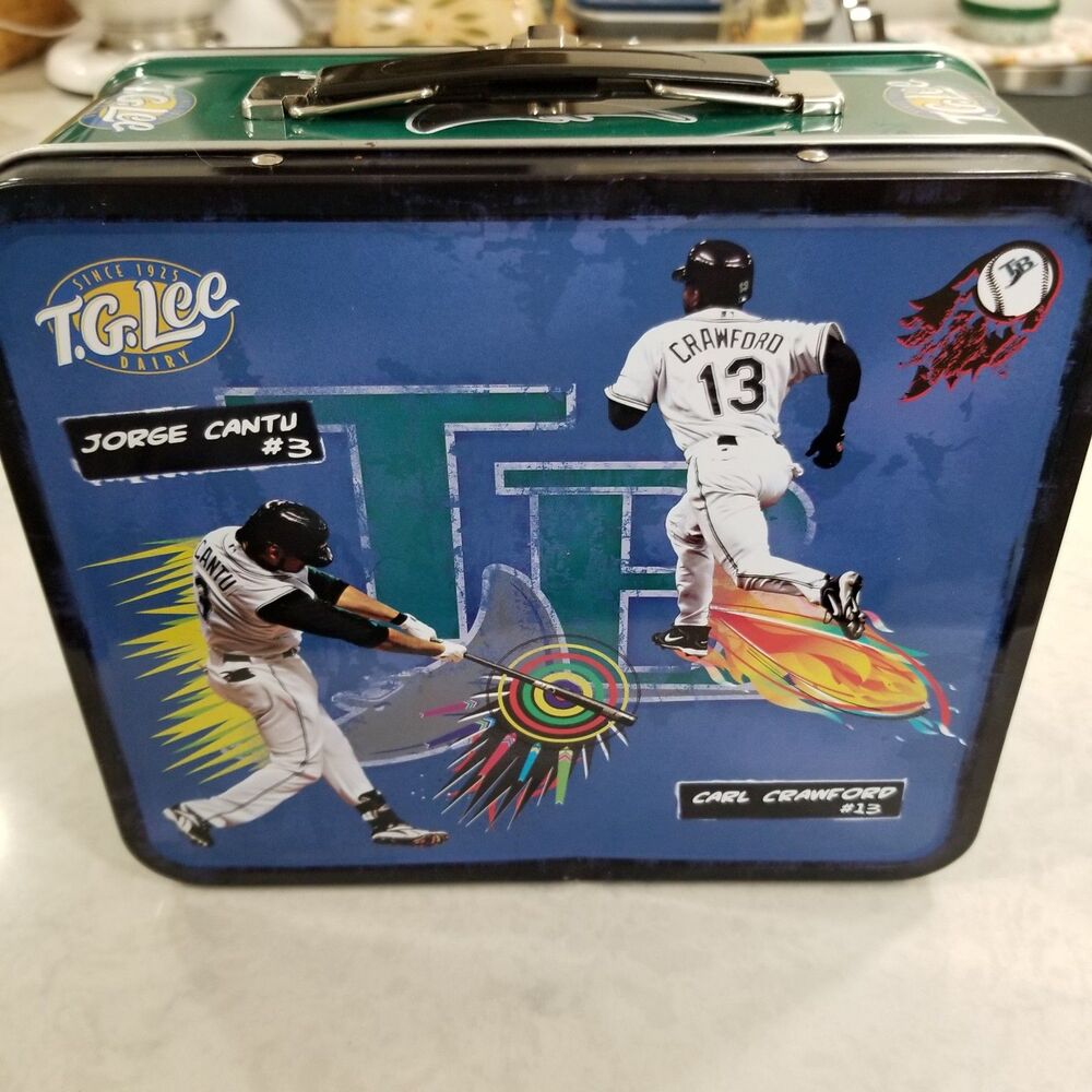 Tampa Bay Devil Rays metal lunch box by T.G. Lee